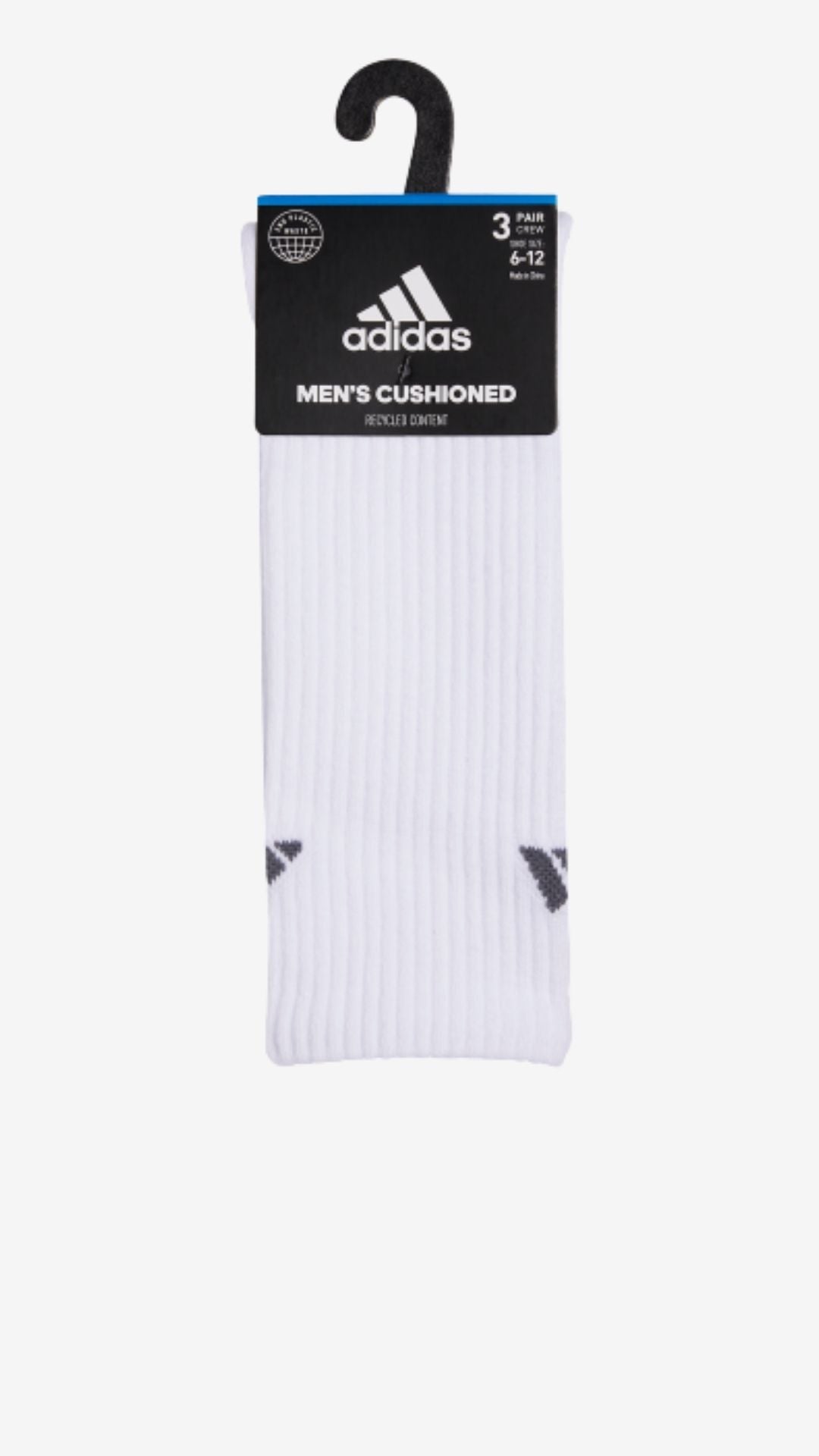 Adidas 3-Pack Cushioned Crew Socks (men's)