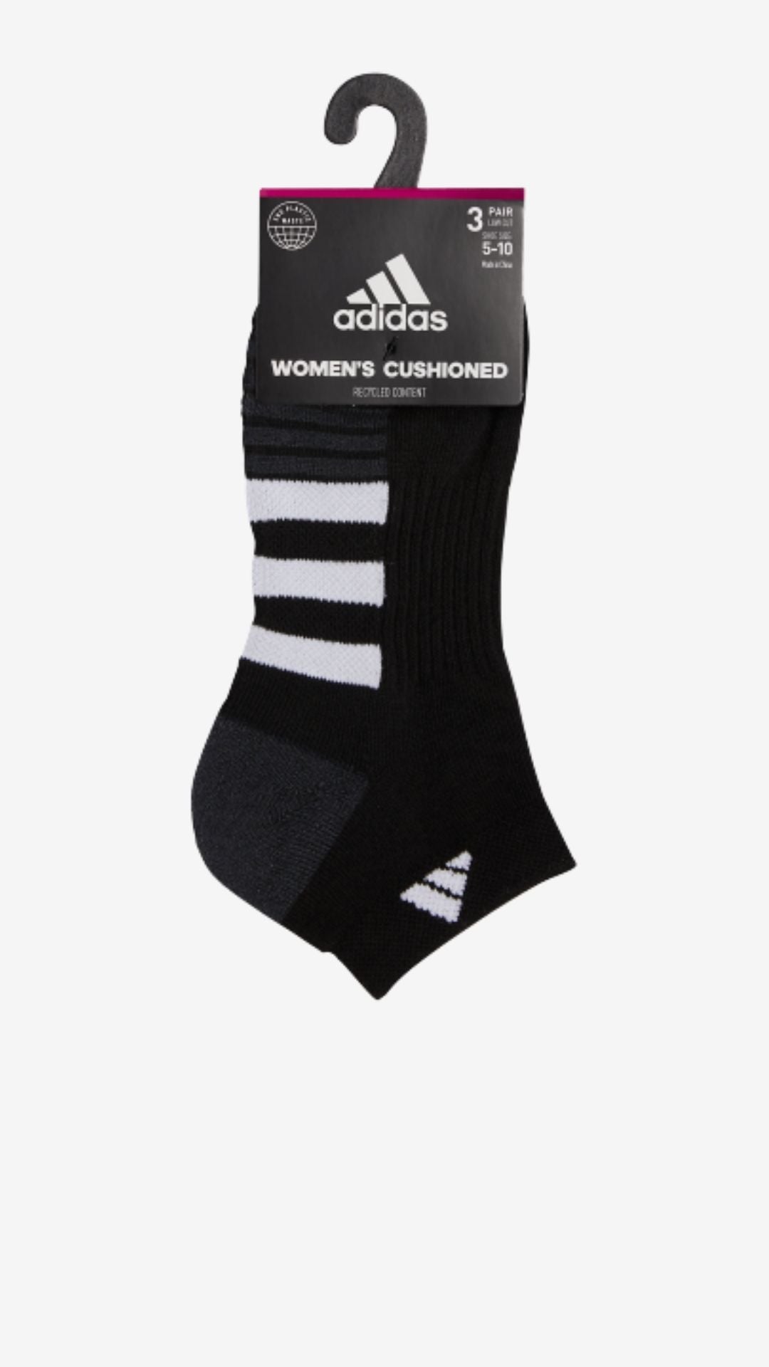 Adidas Cushioned Low Cut Socks (women's)