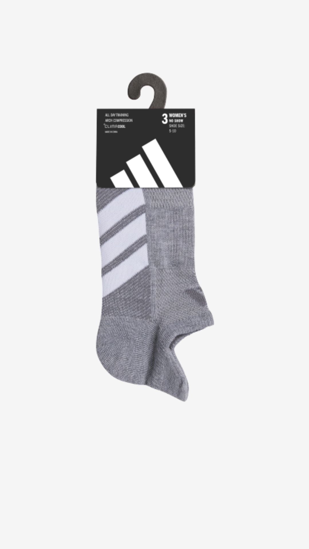 Adidas 3-Pack No Show Socks (women's)