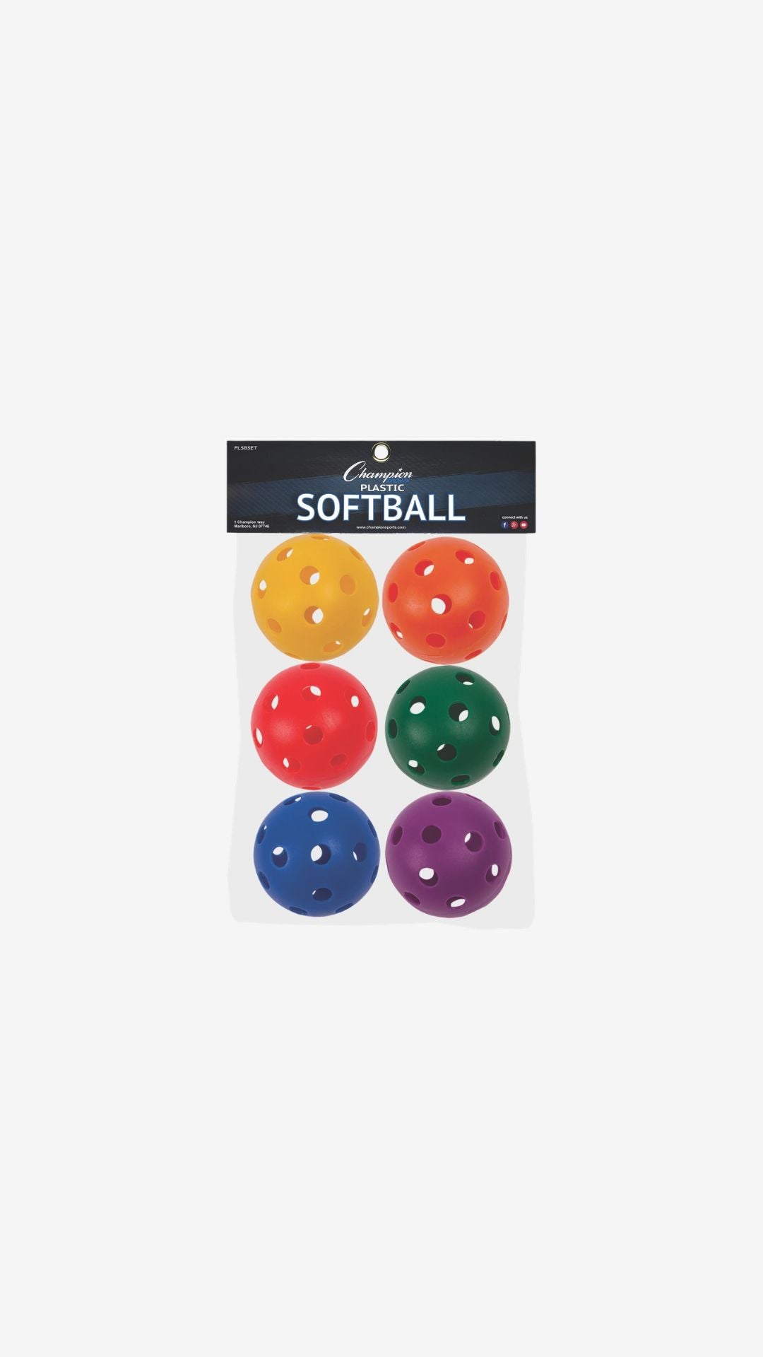 12" Plastic Softball Set