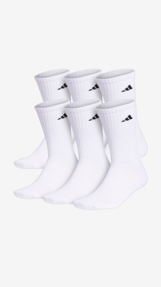 Adidas 6-Pack Cushioned Crew Socks (men's)