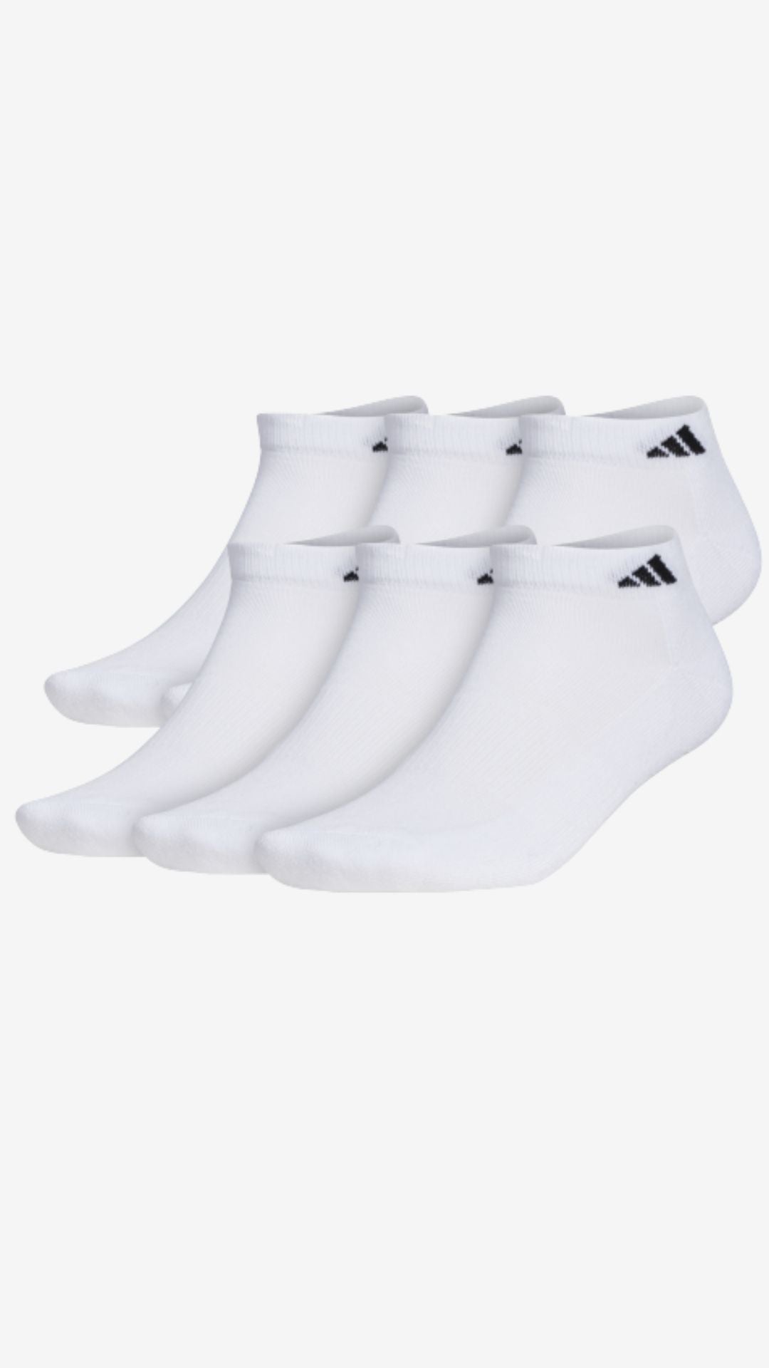 Adidas 6-Pack Cushioned Low Cut Socks (men's)