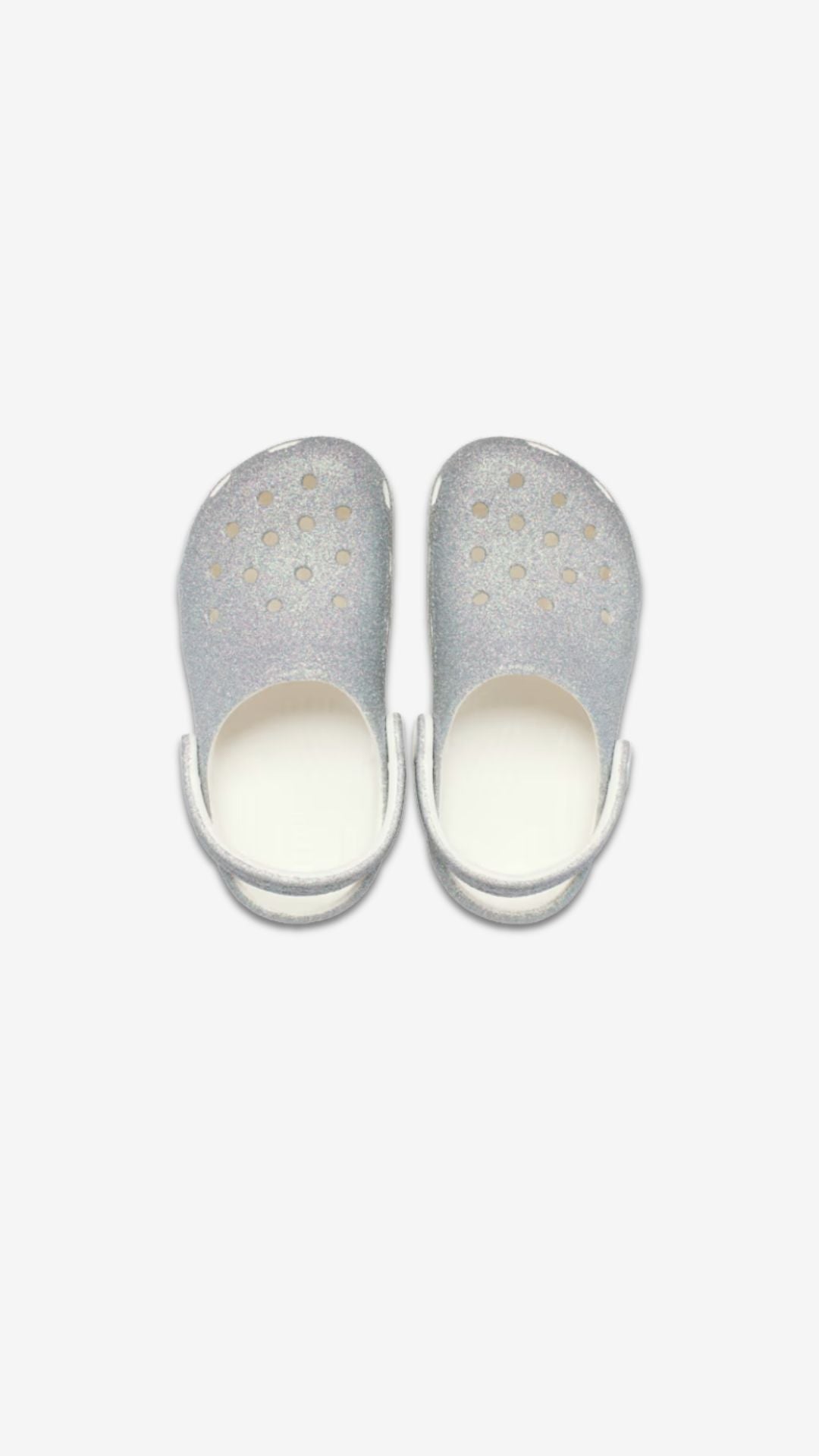 Crocs Classic Iridescent Glitter Clog (kids)
