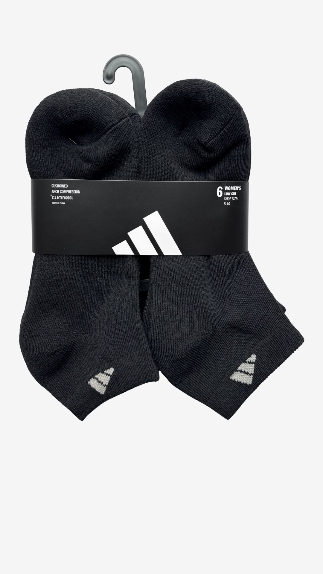 Adidas 6-Pack Cushioned Low Cut Socks (women's)