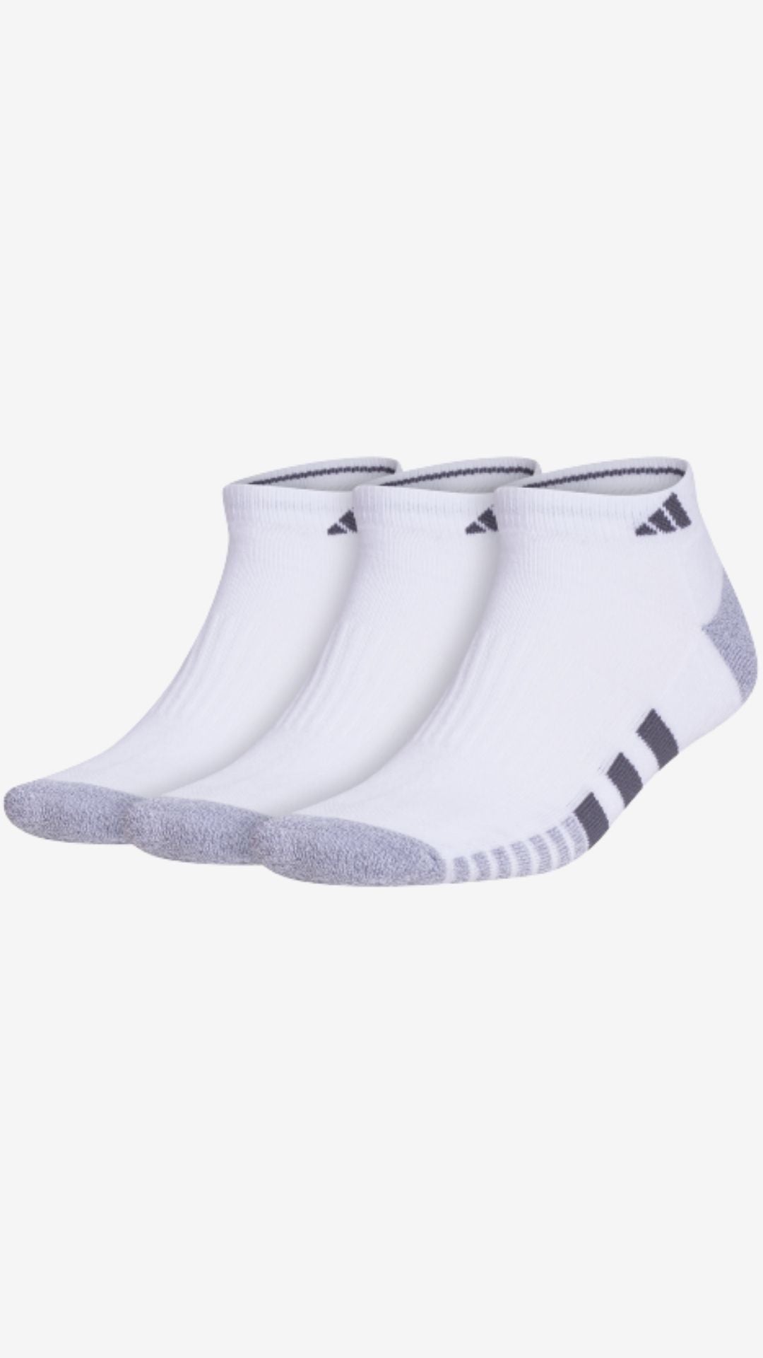 Adidas 3-Pack Cushioned Low Cut Socks (men's)