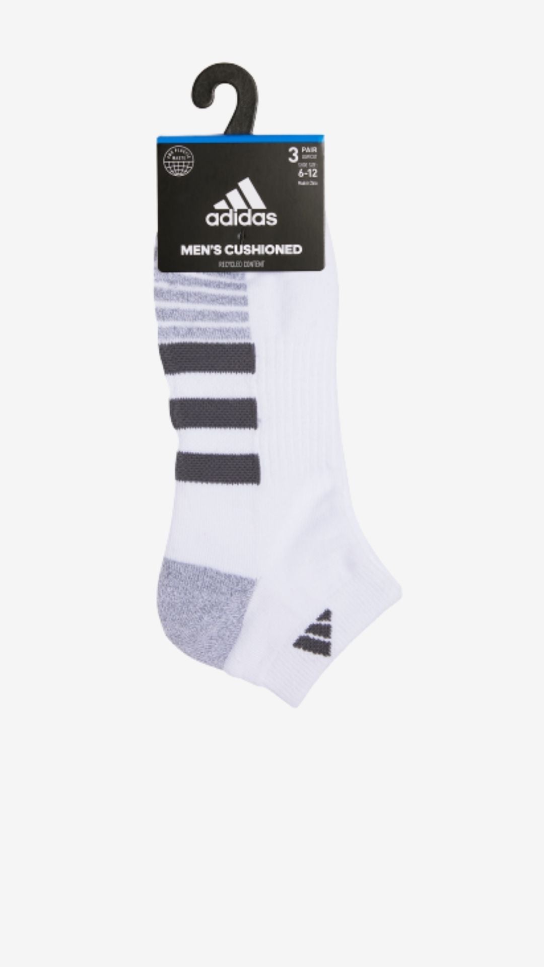 Adidas 3-Pack Cushioned Low Cut Socks (men's)