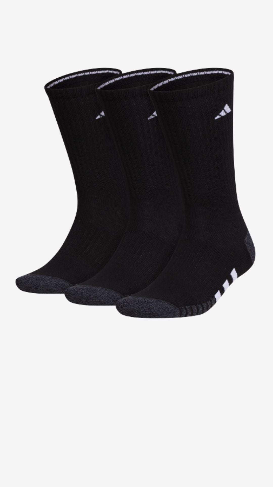 Adidas 3-Pack Cushioned Crew Socks (men's)