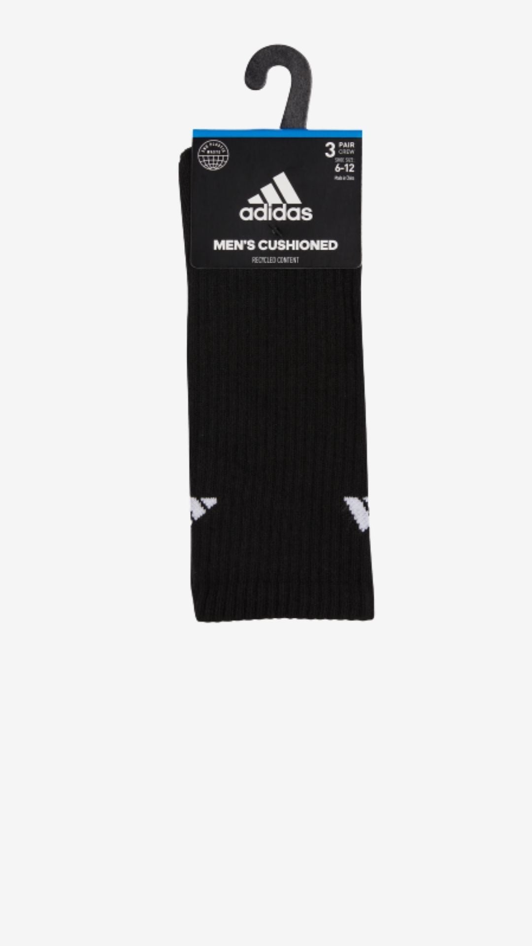 Adidas 3-Pack Cushioned Crew Socks (men's)