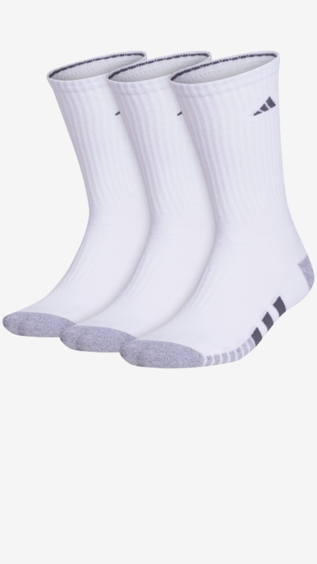Adidas 3-Pack Cushioned Crew Socks (men's)