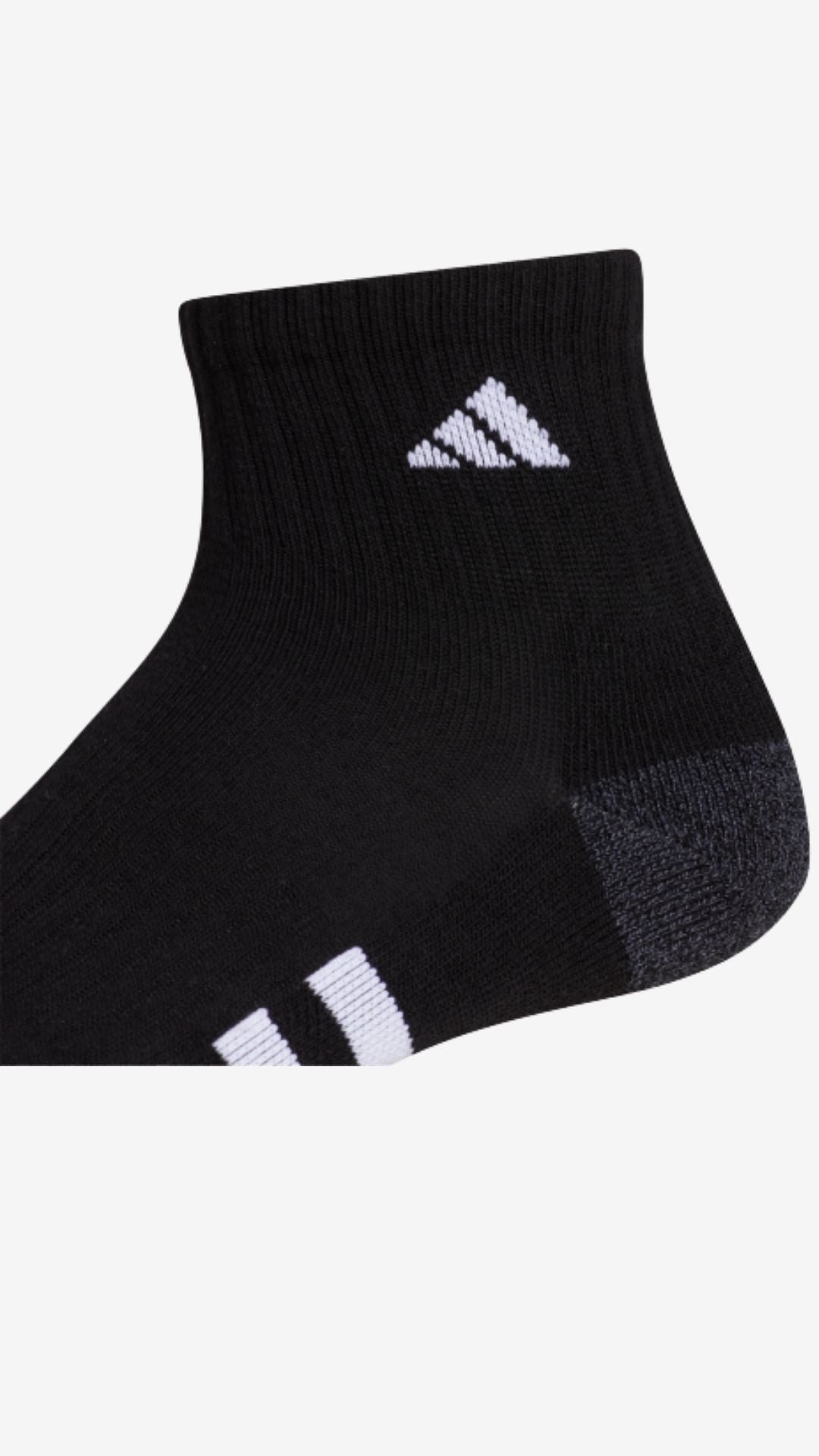 Adidas 3-Pack Cushioned Quarter Socks (men's)