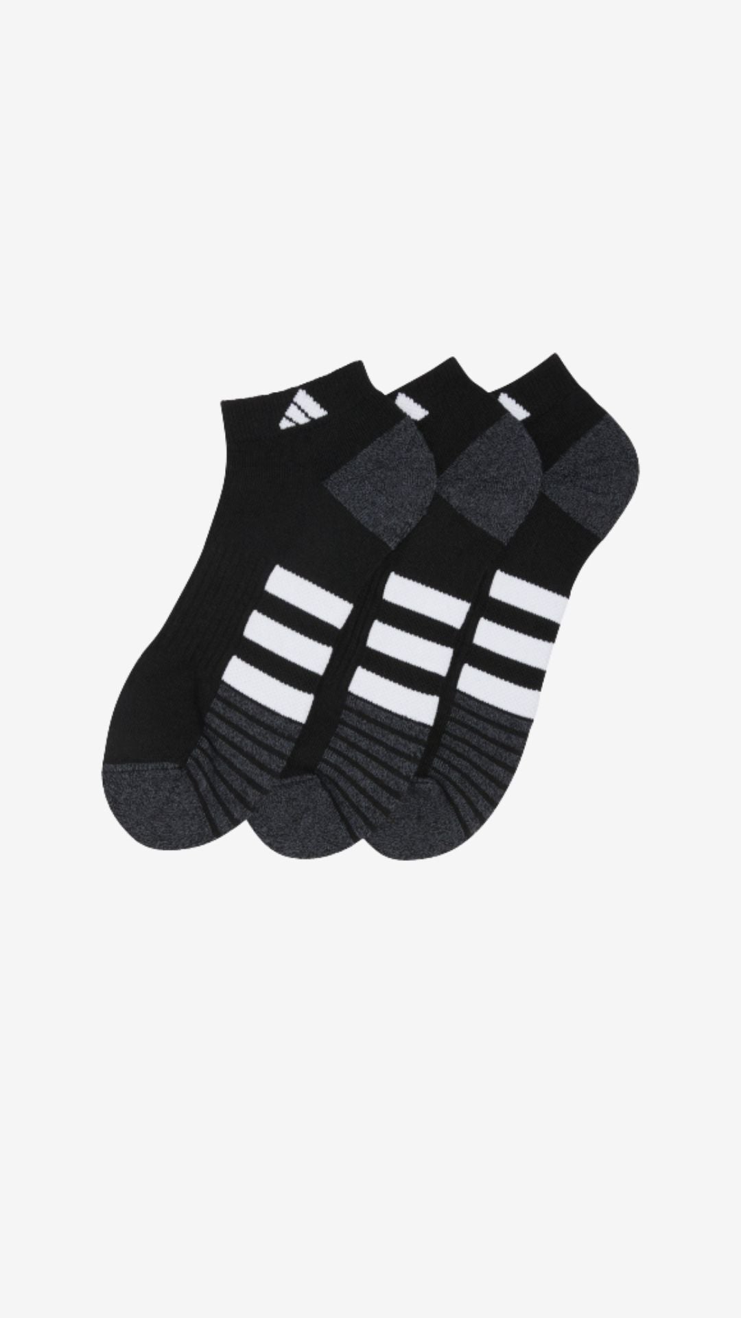 Adidas 3-Pack Cushioned Low Cut Socks (men's)