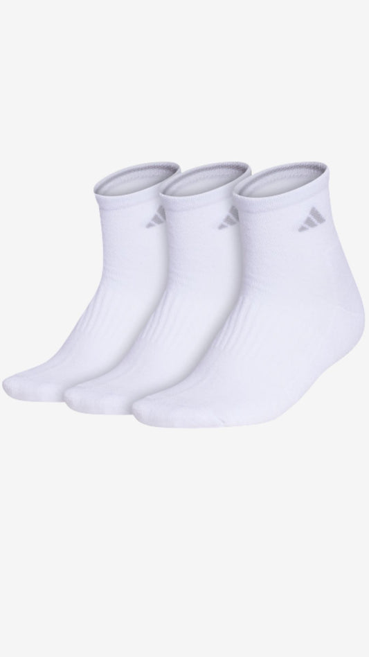 Adidas 3-Pack Cushioned Quarter Socks (women's)