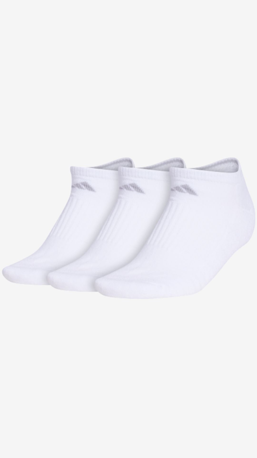 Adidas 3-Pack Cushioned No Show Socks (women's)
