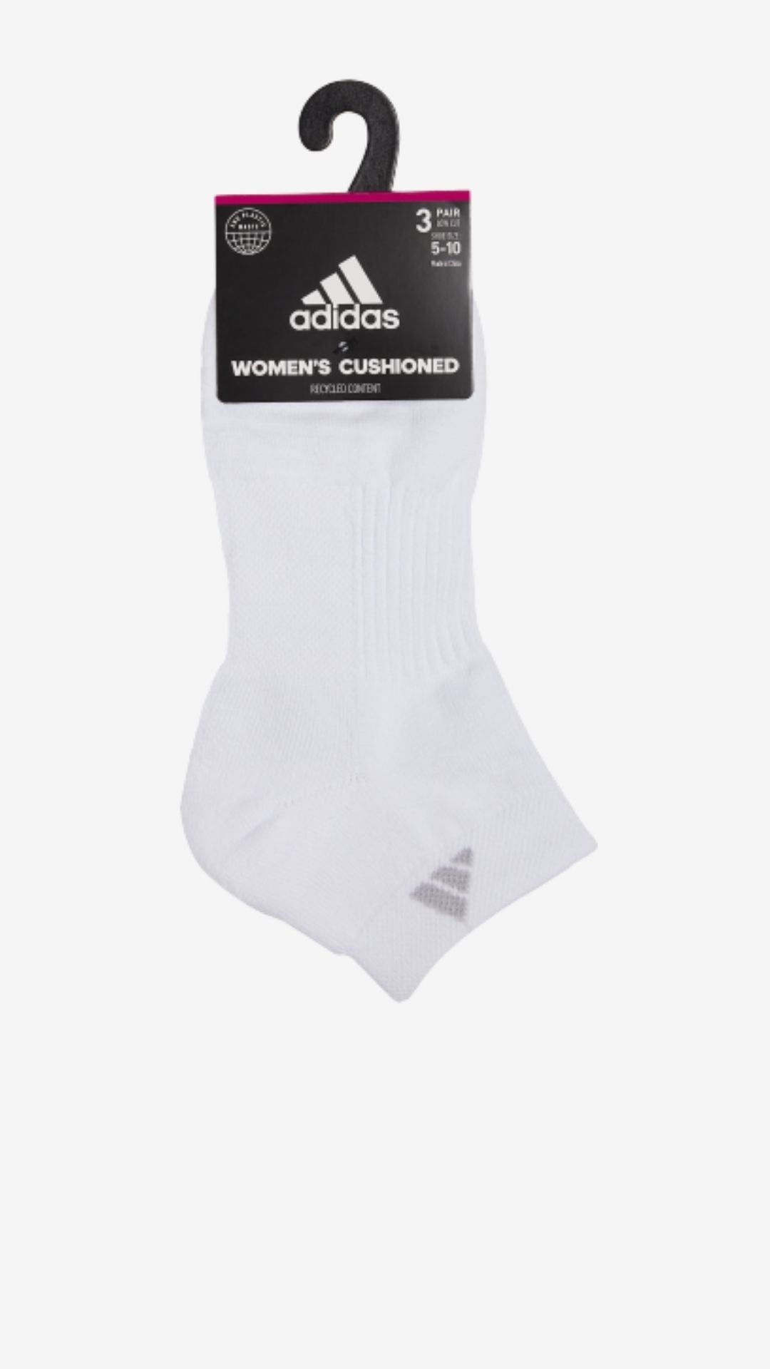 Adidas 3-Pack Cushioned Low Cut Socks (women's)