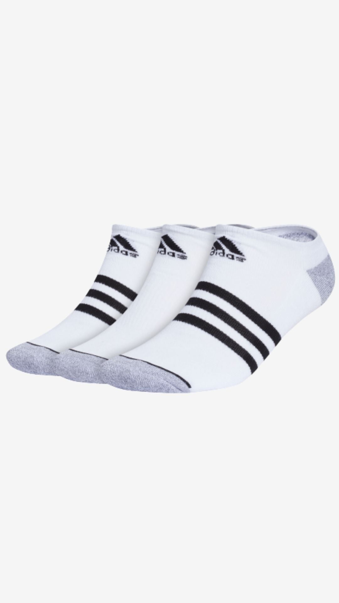 Adidas 3-Pack Cushioned No Show Sock (men's)