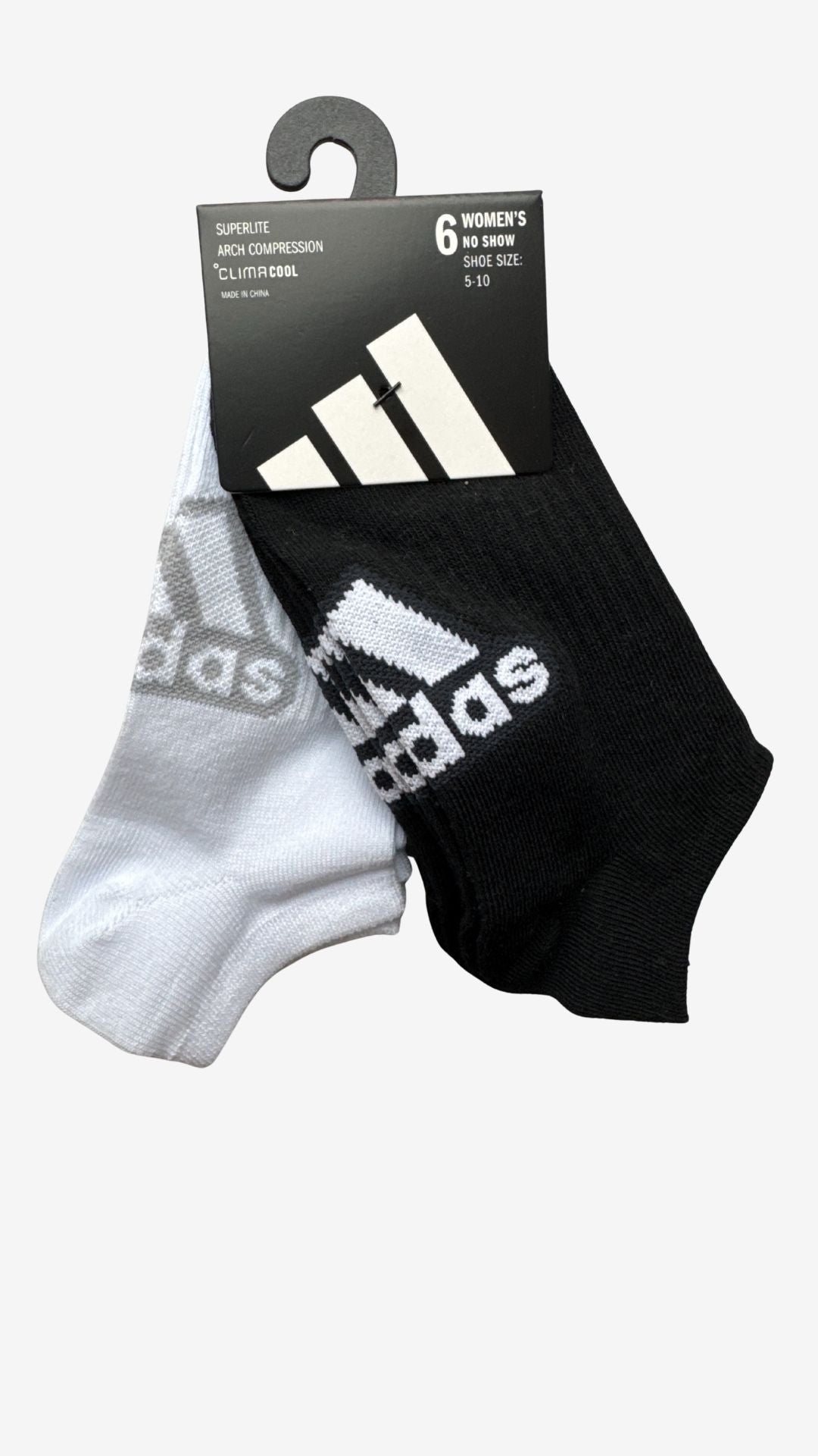 Adidas 6-Pack No Show Socks (women's)