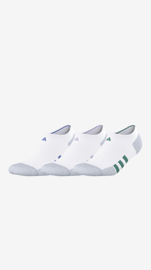 Adidas 3-Pack Cushioned No Show Socks (women's)
