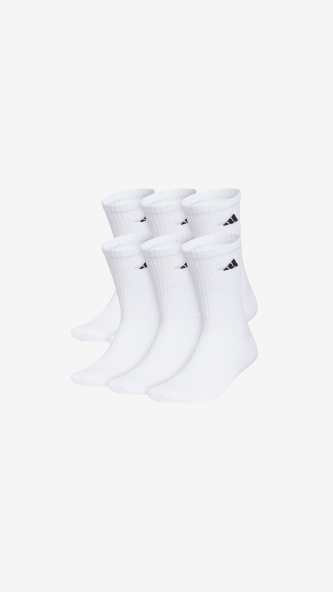 Adidas Cushioned Crew Socks 6 Pairs (men)
