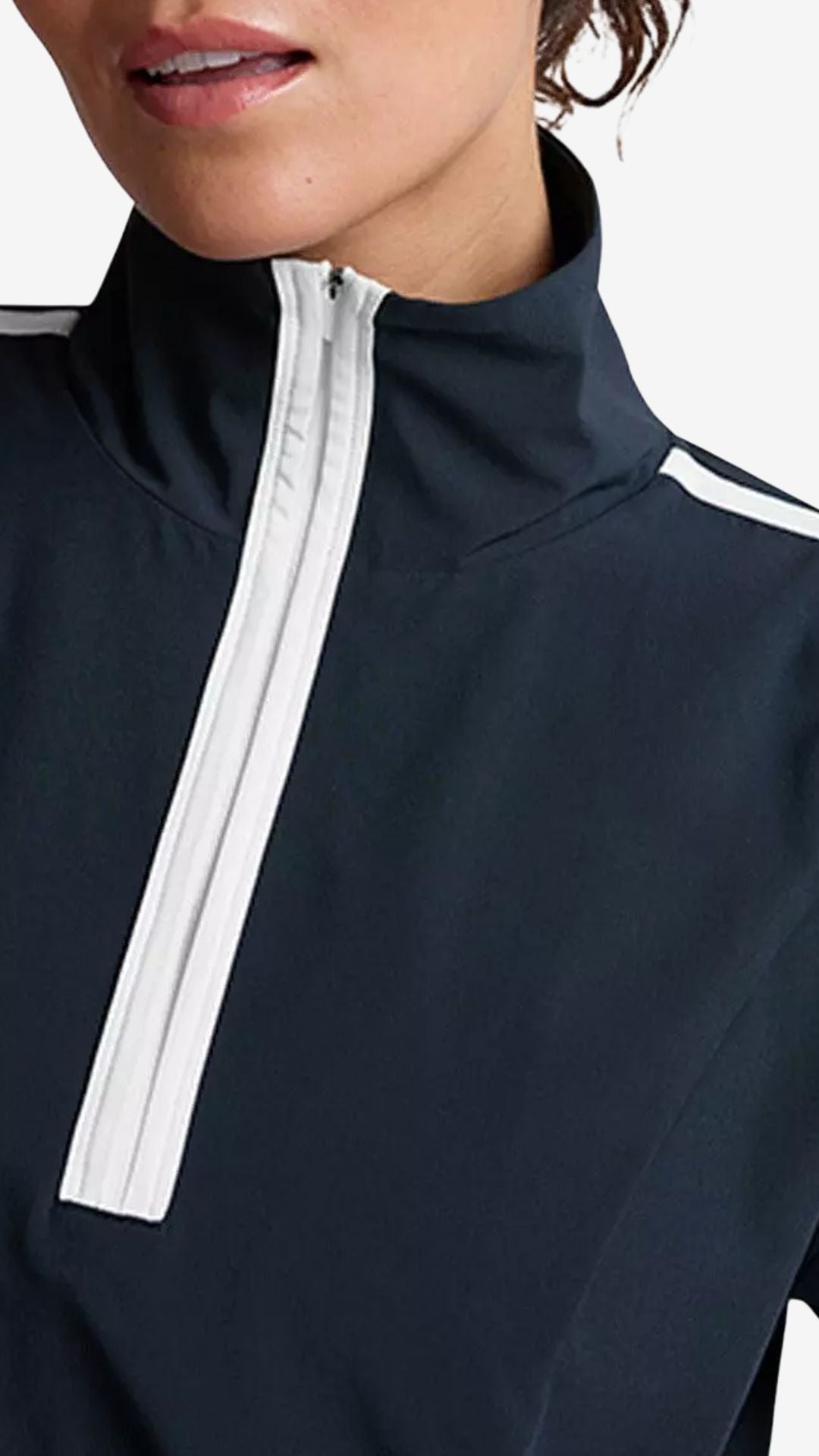 Beyond Yoga Stretch Woven Half Zip Pullover