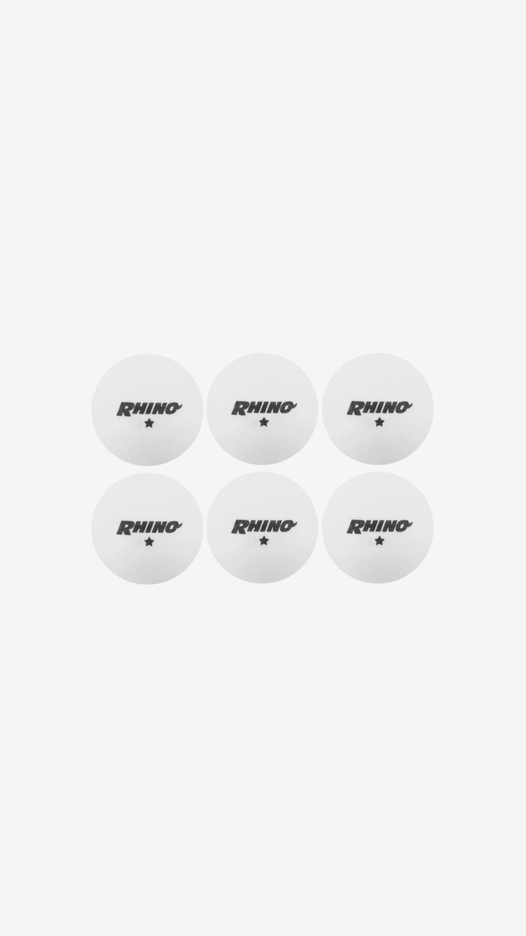 1-Star 6-Pack Ping Pong Balls