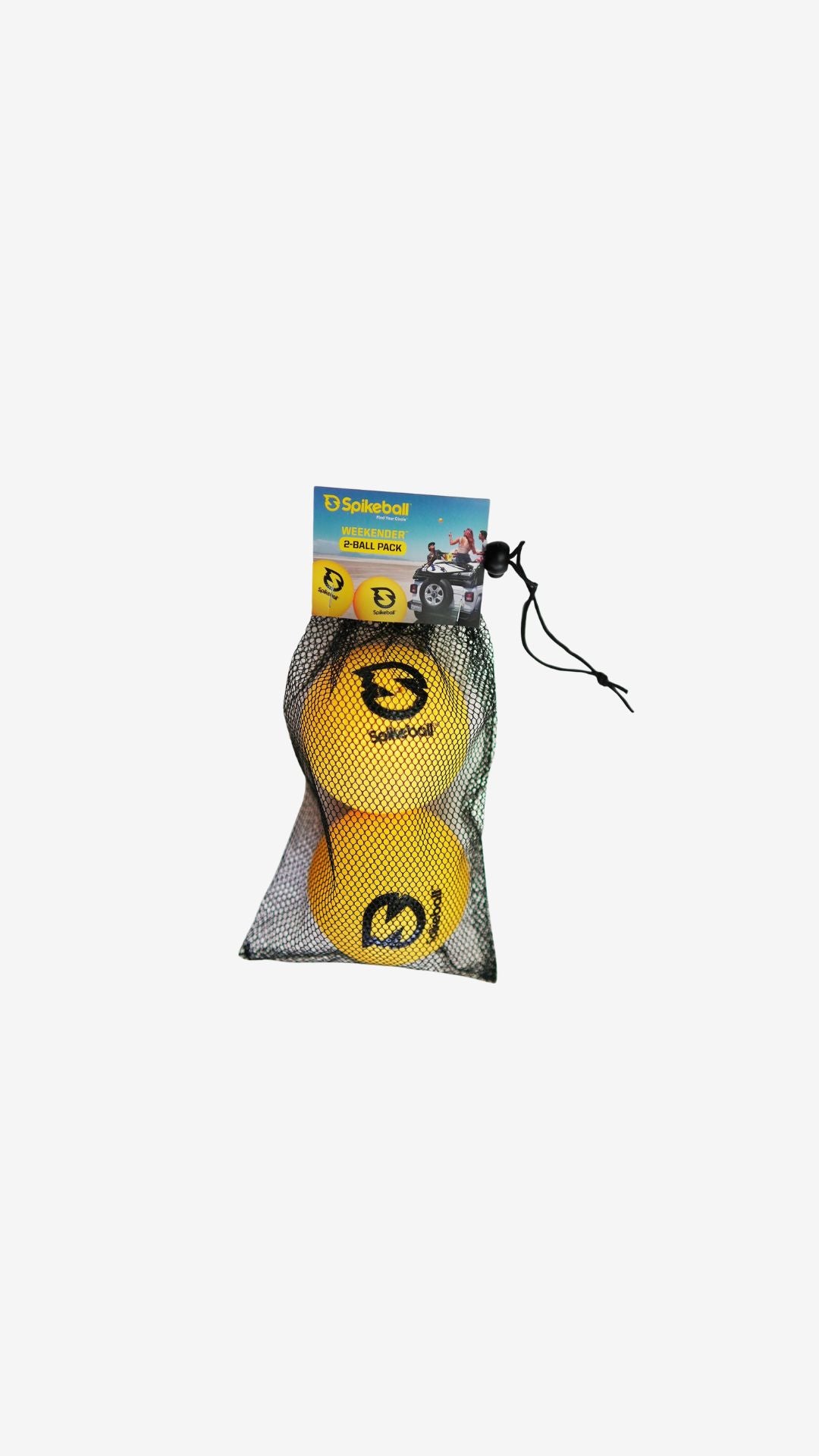 Spike 2-Ball Pack - Size: Official - Colour: Yellow